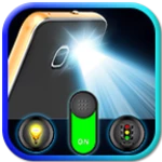 led flashlight android application logo